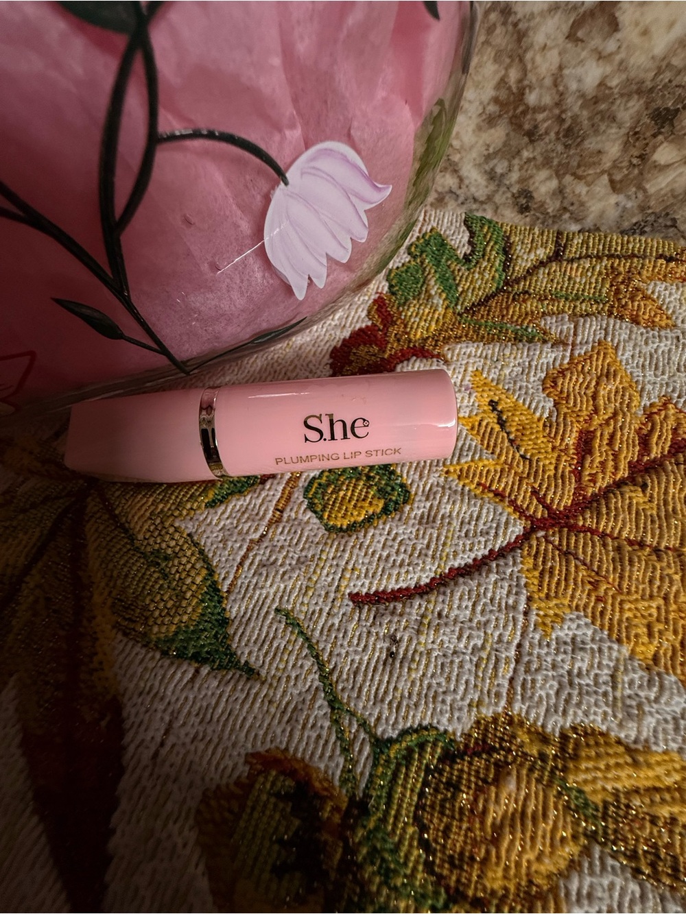 Plumping Lipstick — Soft Pink Hydrating Shine